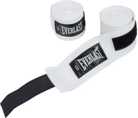 Everlast 305 см бели дишащи здрави боксови ленти