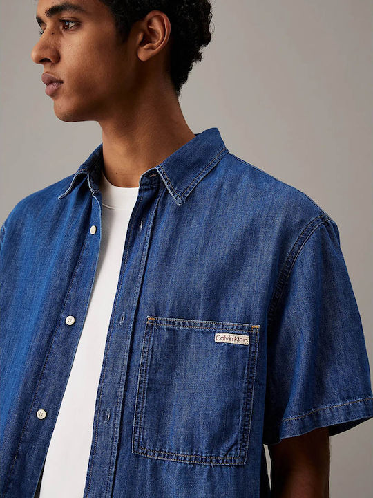 Κοντομάνικο Τζιν Πουκάμισο Denim