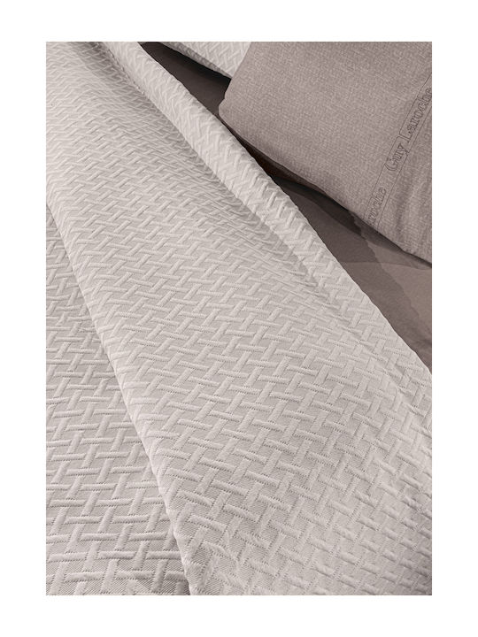 Guy Laroche Bello Κουβέρτα Πικέ Υπέρδιπλη 245x260εκ. Ivory