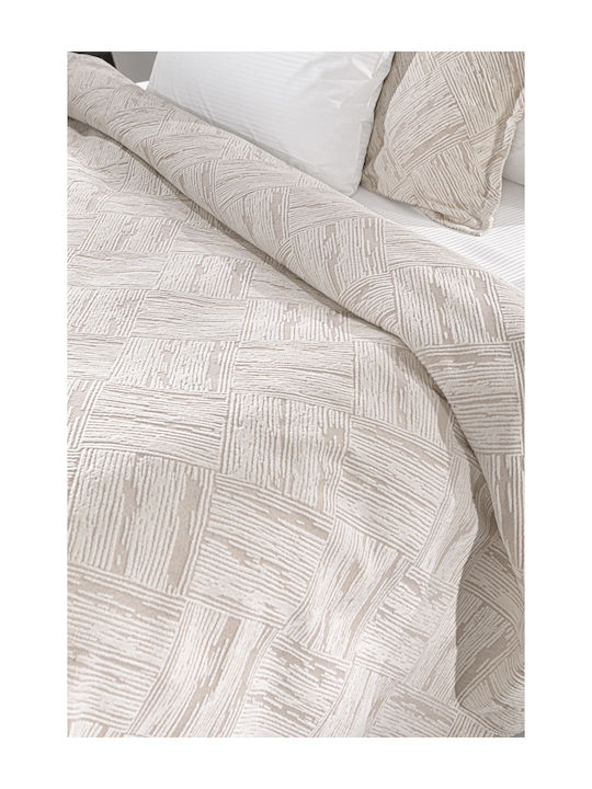 Guy Laroche Lucid Κουβέρτα King Size 260x250εκ. Natural