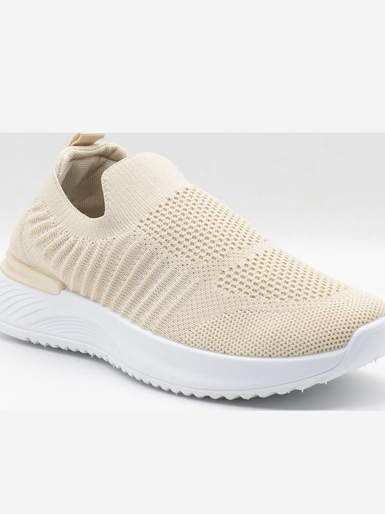 Damen Sneakers Beige