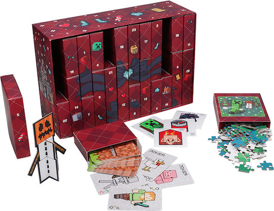 Minecraft Christmas Calendar 24 Boxes