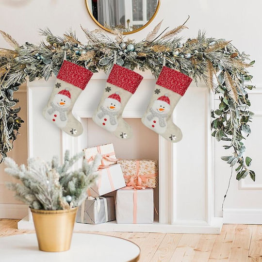 Eurofirany Christmas Decorative Sock Gray