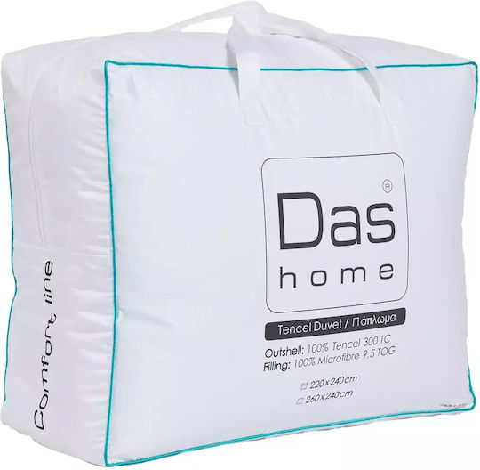 Das Home Υπέρδιπλο 240x260εκ. Comfort 1429 White Das Home Υπέρδιπλο 240x260εκ. Comfort 1429 White