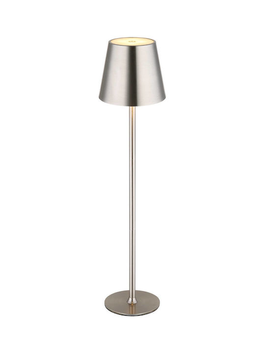 Globo Lighting Table Lamp LED with Silver Shade and Base