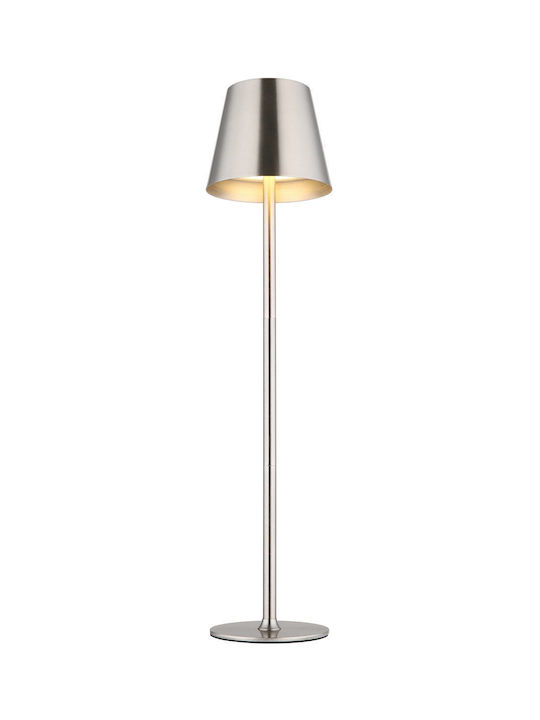 Globo Lighting Table Lamp LED with Silver Shade and Base