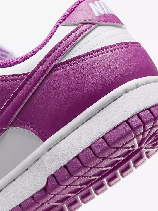 Dunk Low Next Nature Damen Sneakers Hot Fuchsia / White