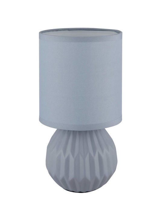 Globo Lighting Πλαστικό Πορτατίφ για Ντουί E14 με Μπλε Καπέλο και Βάση