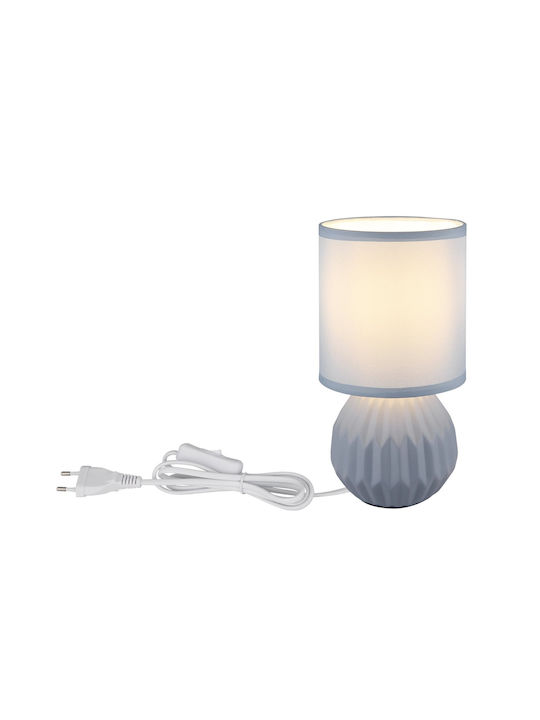 Globo Lighting Πλαστικό Πορτατίφ για Ντουί E14 με Μπλε Καπέλο και Βάση