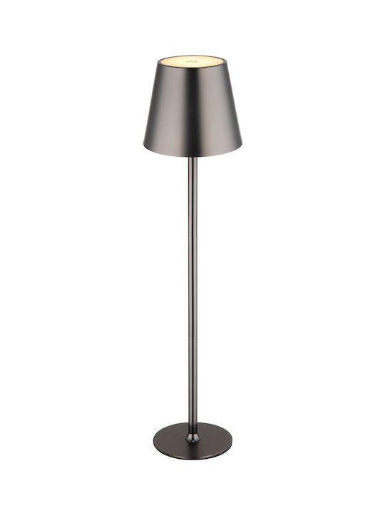 Globo Lighting Πορτατίφ LED με Γκρι Καπέλο και Βάση