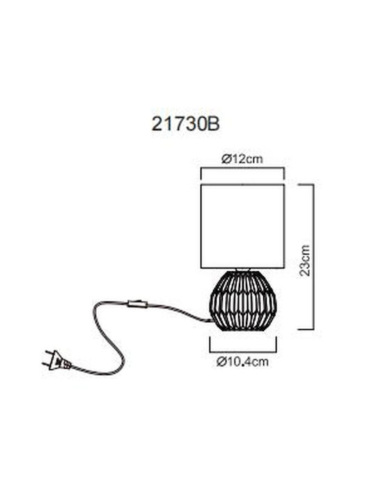 Globo Lighting Πλαστικό Πορτατίφ για Ντουί E14 με Μπλε Καπέλο και Βάση