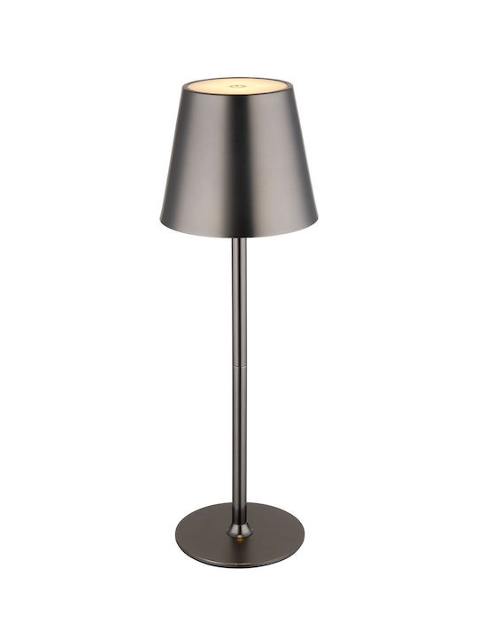 Globo Lighting Πορτατίφ LED με Γκρι Καπέλο και Βάση