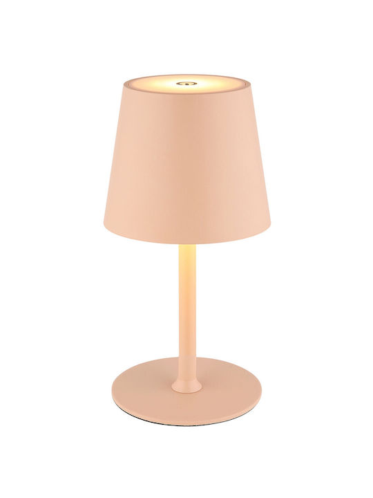 Globo Lighting Πορτατίφ LED με Πορτοκαλί Καπέλο και Βάση
