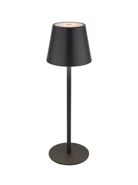 Globo Lighting Table Lamp LED with Black Shade and Base