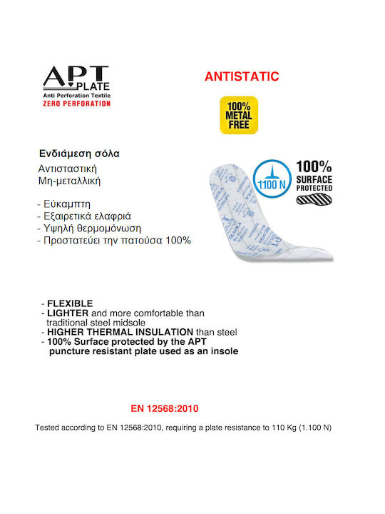 Cofra Αδιάβροχο Παπούτσι Εργασίας Μαύρο S1PS με Πιστοποίηση FO ,SR