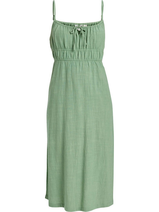 Rosie Skies Summer Midi Dress Basil