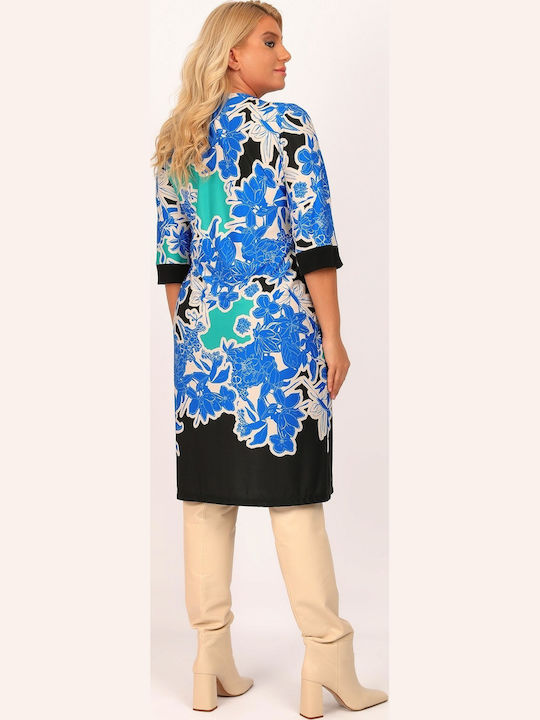 Midi Dress for Wedding / Christening Blue
