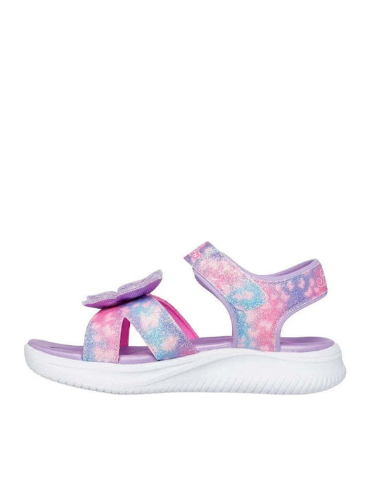 Kids' Sandals Jumpsters with Velcro & Lights Lilac