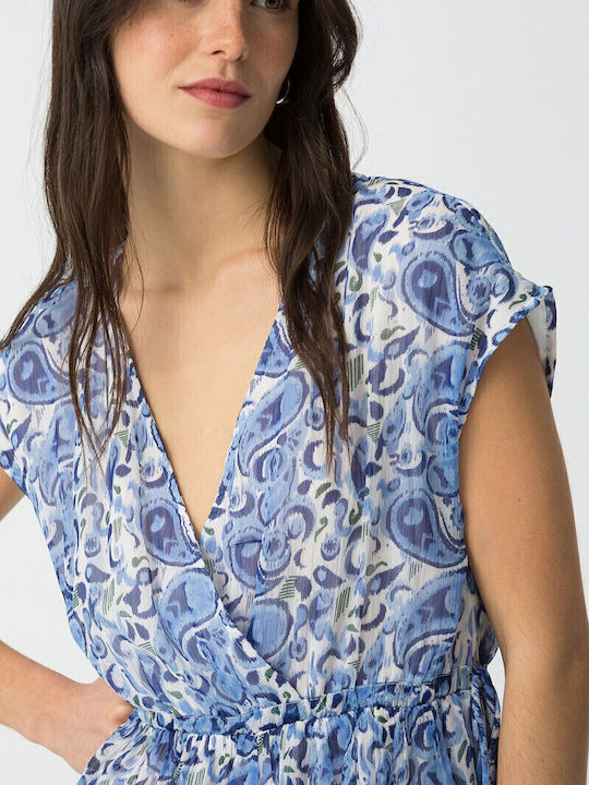 Summer Mini Dress Sky Blue