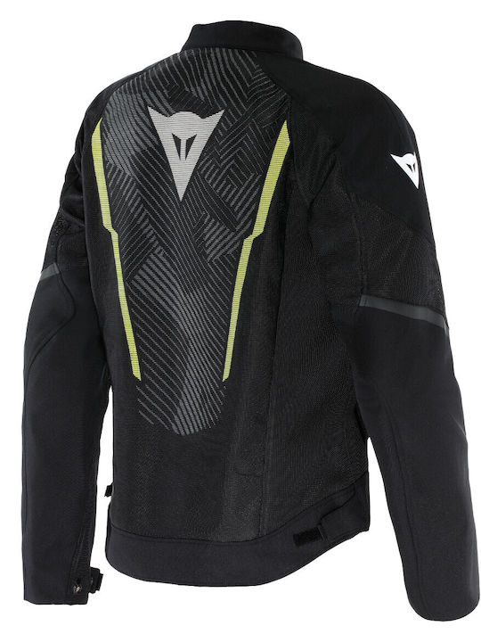 Dainese Herosphere Air Tex Ανδρικό Μπουφάν Καλοκαιρινό Black/White/Yellow-Fluo