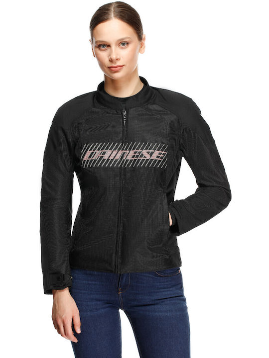 Dainese Herosphere Air Tex Дамско Мотоциклетно яке Black/White/Peach