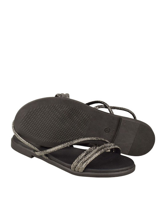 Sandale Casual Damă din Piele Negru