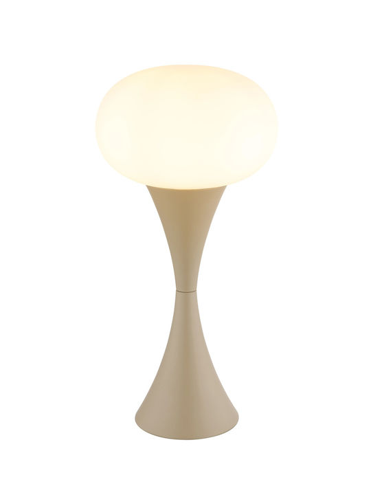 Globo Lighting Декоративна Лампа с Цокъл за Крушка E14 Бежов