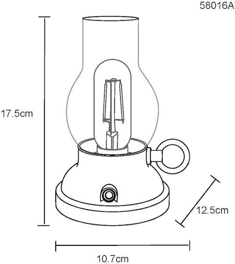 Globo Lighting Lămpi Decorative Pentru Masă LED Alb Cald