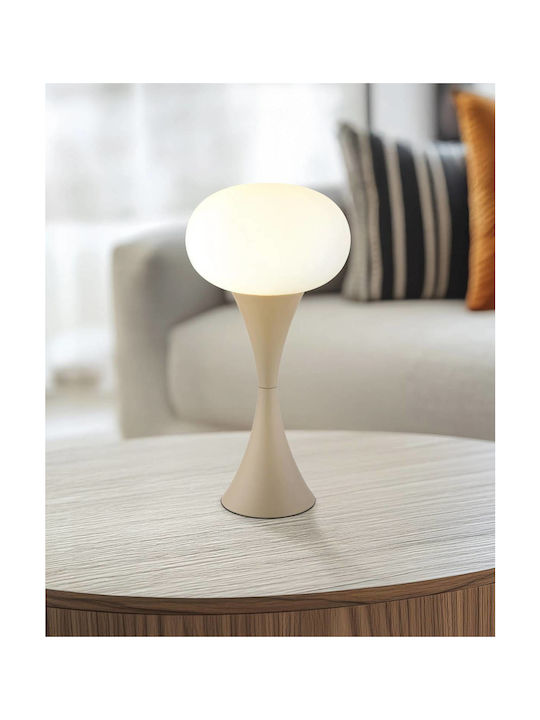 Globo Lighting Декоративна Лампа с Цокъл за Крушка E14 Бежов