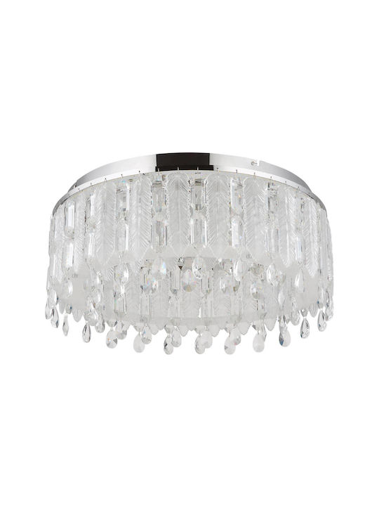 Globo Lighting Πλαφονιέρα Οροφής Διάφανη
