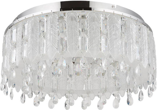 Globo Lighting Πλαφονιέρα Οροφής 58εκ. Διάφανη