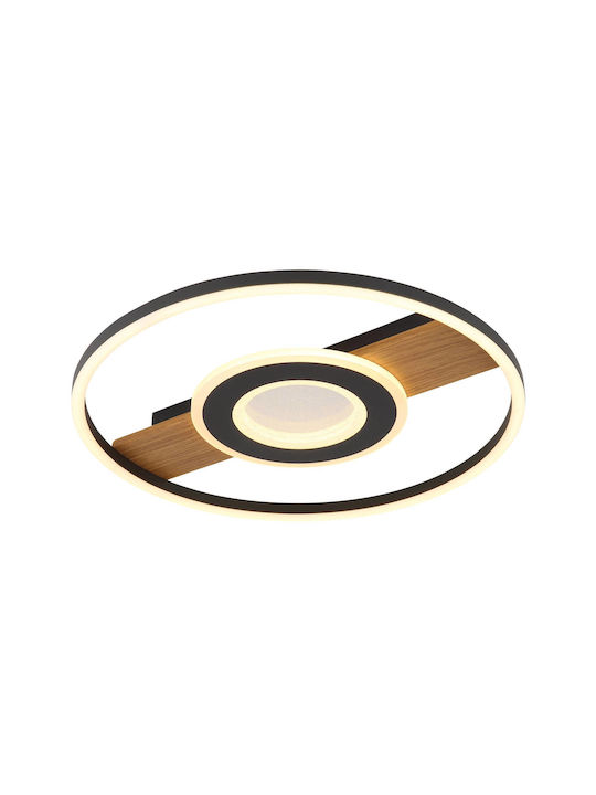 Globo Lighting Deckenleuchte Schwarz mit Integrierter LED