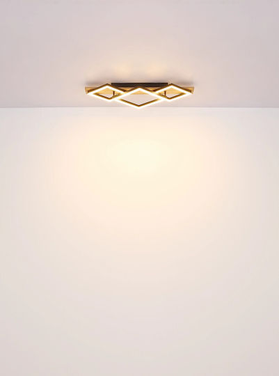 Globo Lighting Таванно осветление Черен с Вграден LED