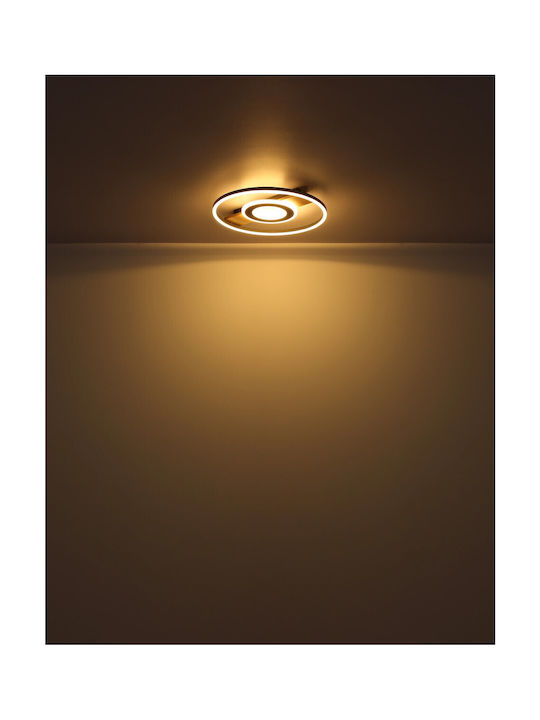 Globo Lighting Deckenleuchte Schwarz mit Integrierter LED