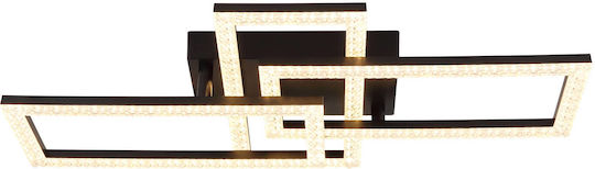 Globo Lighting Πλαφονιέρα Οροφής 61.4εκ. Διάφανη με Ενσωματωμένο LED
