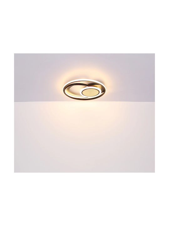 Globo Lighting Plafonieră de Tavan Neagră cu LED Integrat