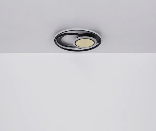 Globo Lighting Таванно осветление Черен с Вграден LED