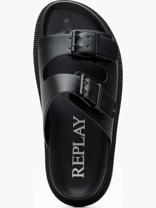 Jade Women's Flat Sandals in Black Color