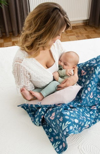 Matex Pătură Pepinieră Swaddling pături 100% bumbac Roz 75x100cm