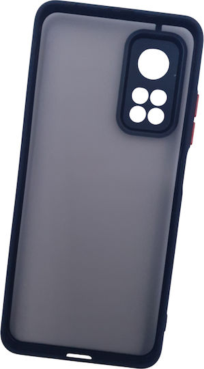 Naxius Rubber Frame Back Cover Μαύρο (Xiaomi Mi 10T / Mi 10T ProOnePlus 10T)
