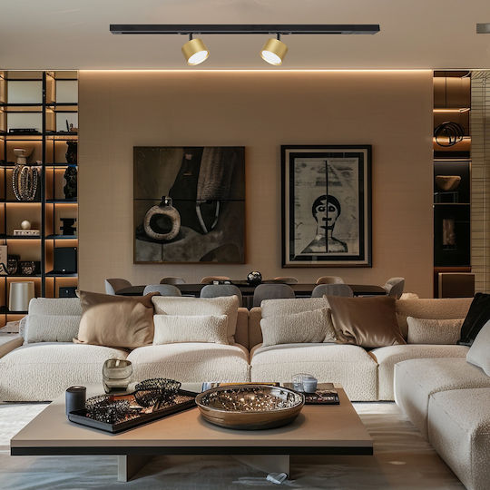 Eko Light Single Spot with Socket GX53 in Gold Color
