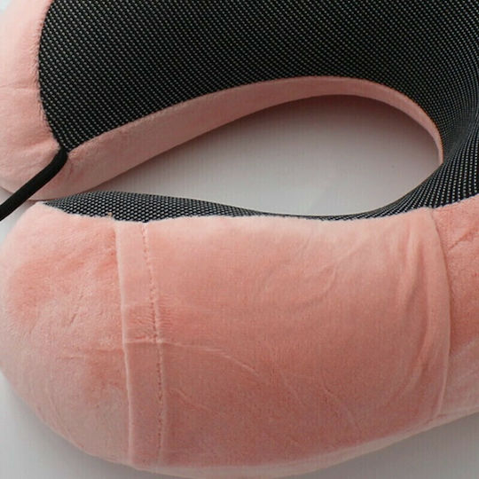 ACP Μαξιλαράκι Ταξιδίου Memory Foam Ροζ