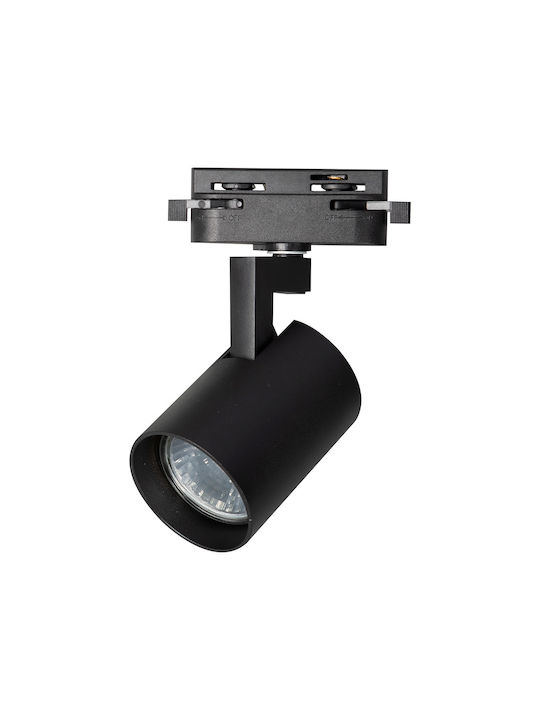 Eko Light Einzel Spot mit Fassung GU10 in Schwarz Farbe