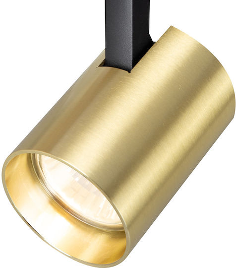 Eko Light Единично Спот с Цокъл GU10 в Златист Цвят