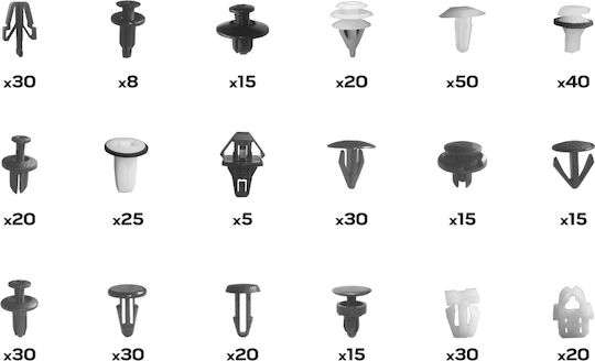Honda Car Clip Set 418 Pieces