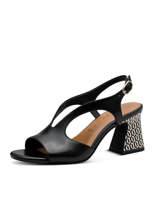 Leather Sandals Black