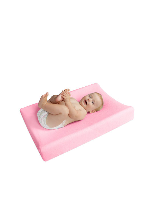 Matex Abdeckung für Wickelauflage aus Stoff Rosa 50x70cm