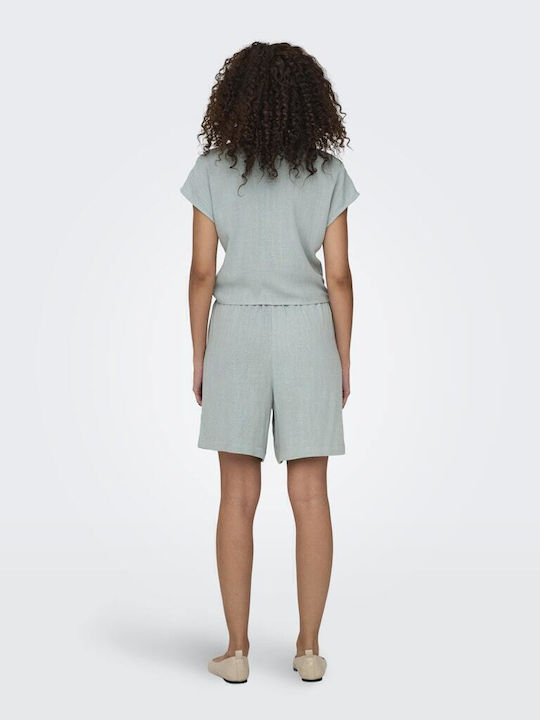 Only Women's Shirt Blue Fog