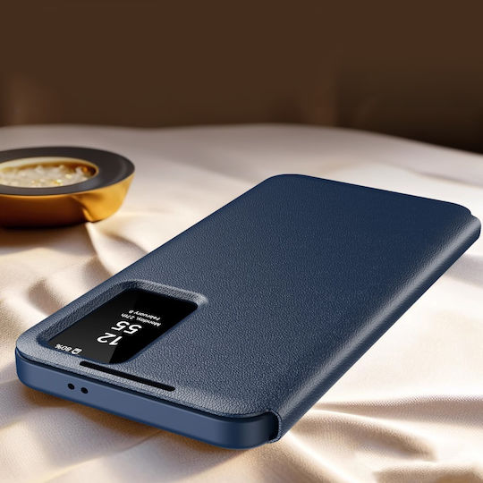 Samsung Galaxy S24 Ultra Smart View Wallet Klapphülle Blau