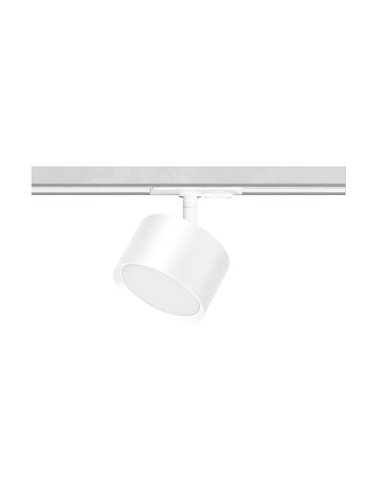 Eko Light Μονό Σποτ με Ντουί GX53 σε Λευκό Χρώμα
